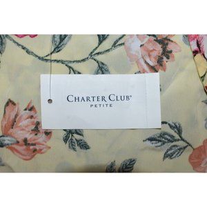 Charter Club | Dresses | Charter Club Womens Petite Pxl Floral Midi ...
